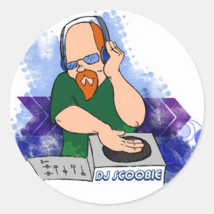 DJ SC0OBIE ラウンドシール