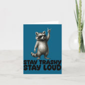 DJ Shades Trash Raccoon Rock Panda カード (正面)