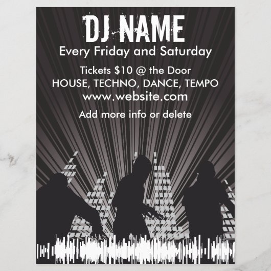 DJ Shadows 2 Music Flyer チラシ (正面)