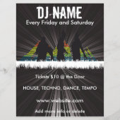 DJ Shadows Music Flyer チラシ (裏面)