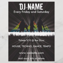 DJ Shadows Music Flyer チラシ