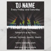 DJ Shadows Music Flyer チラシ (裏面)