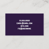 DJ - Singer 名刺 (裏面)