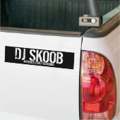 DJ SKOOBのバンパーステッカー バンパーステッカー (トラック上)