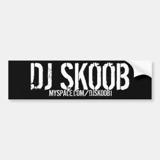 DJ SKOOBのバンパーステッカー バンパーステッカー