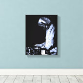 DJ Sloth Canvas Print キャンバスプリント (インサイチュ (ウッドフロア))