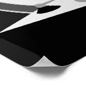 DJ Spinning Vinyl At Decks ポスター (角)