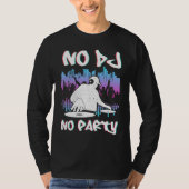 DJ Techno Youth  him Sound Techno Synth Tシャツ (正面)