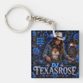 DJ TEXASROSE 両面キーチェーン キーホルダー