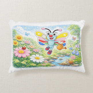 DJ the Butterfly in the Garden アクセントクッション