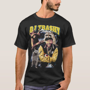DJ Trashy Trash Raccoon Bootlegシおもしろいャツ Tシャツ