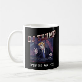 DJ Trump on theターンテーブルMag コーヒーマグカップ