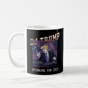 DJ Trump on theターンテーブルMag コーヒーマグカップ