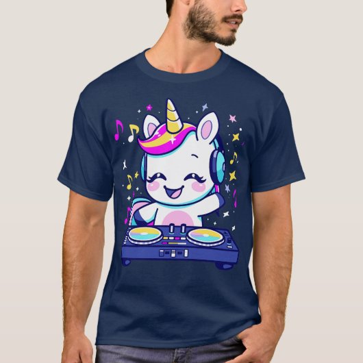DJ Unicorn Tシャツ (正面)