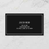 DJ Vinyl Record, Recording Studio Music Shop 名刺 (裏面)