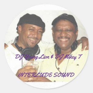 DJ YOUNG LION & DJ MIKEY T ラウンドシール
