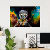 DJ Zedd theエイリアンRave Master ポスター (ホームオフィス)