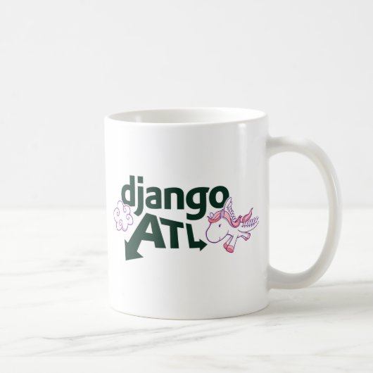 DjangoATLのコーヒー・マグ コーヒーマグカップ (右)
