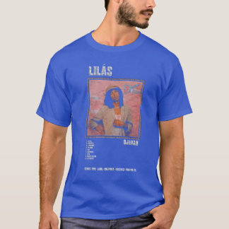 Djavan - LILÁS アルバムトラックリスト Tシャツ