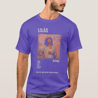 DJAVAN - LILÁS アルバムトラックリスト Tシャツ