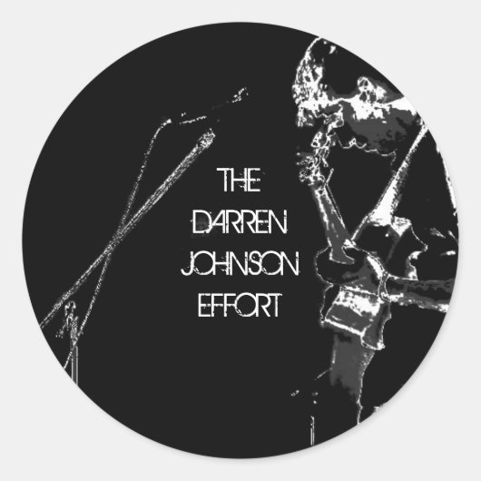 DJEライブステッカー(6パック) ラウンドシール (正面)