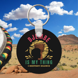 Djembeカラフルは私の事はアフリカドラム キーホルダー