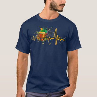 DJEMBE愛好者おもしろい用の鼓動DJEMBEドラム Tシャツ