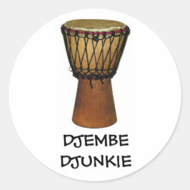 DJEMBE DJUNKIEスタンプ ラウンドシール
