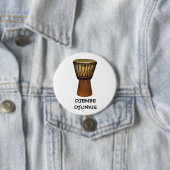 DJEMBE DJUNKIEボタンまたはピンバッジ 缶バッジ (インサイチュ)