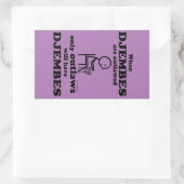 Djembes Outlawed矩形ステッカー 長方形シール (バッグ)