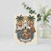 Djerba Island Tunisia Travel Postcard ポストカード (スタンド正面)