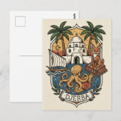 Djerba Island Tunisia Travel Postcard ポストカード (正面/裏面)