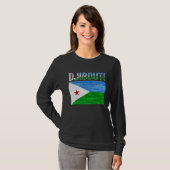 Djibouti Djiboutian Flag Tシャツ (正面フル)
