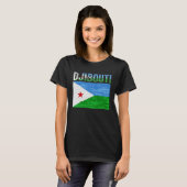 Djibouti  Djiboutian Flag Tシャツ (正面フル)