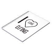 DJ'INGが大好き ノートブック (左側)