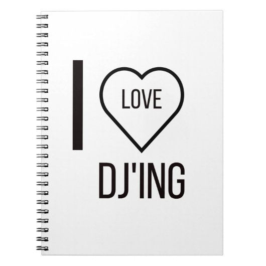 DJ'INGが大好き ノートブック (正面)