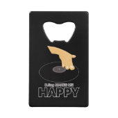 DJingが嬉しい クレジットカード栓抜き (正面)