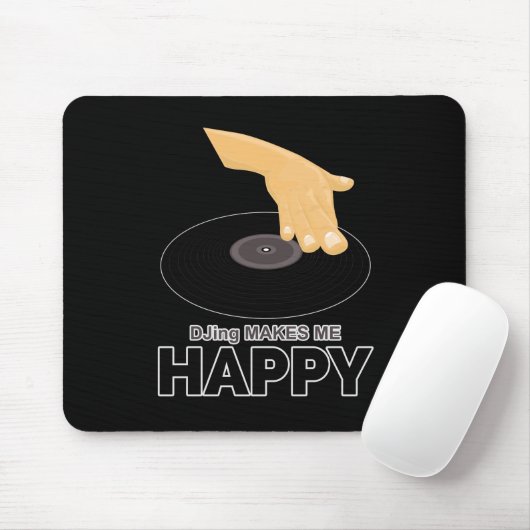 DJingが嬉しい マウスパッド (マウス)