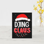 DJingサンタクロース クリスマスマッチングコスチューム カード (黄色い花)