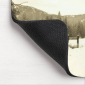 djoneillによるワシントン州の冬の農場 マウスパッド (コーナー)