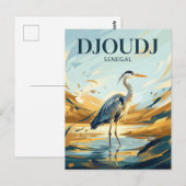 Djoudj National Bird Sanctuary Senegal ポストカード (正面/裏面)