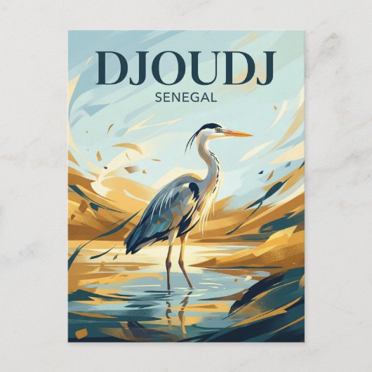 Djoudj National Bird Sanctuary Senegal ポストカード (正面)