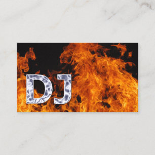 DJsミュージックディージェイの炎 名刺