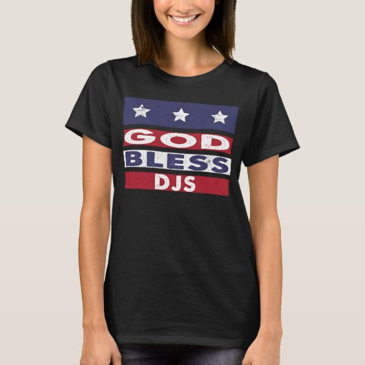 Djs愛国的なクリスチャンの引退を祝福する Tシャツ (正面)