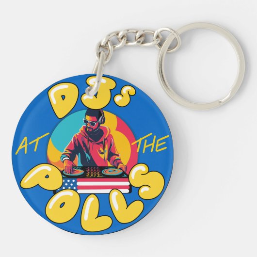 DJs at the Polls Key Chain キーホルダー (裏面)