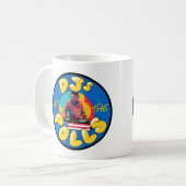 DJs at the Polls - Round Logo Mug コーヒーマグカップ (正面左)