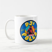 DJs at the Polls - Round Logo Mug コーヒーマグカップ (左)