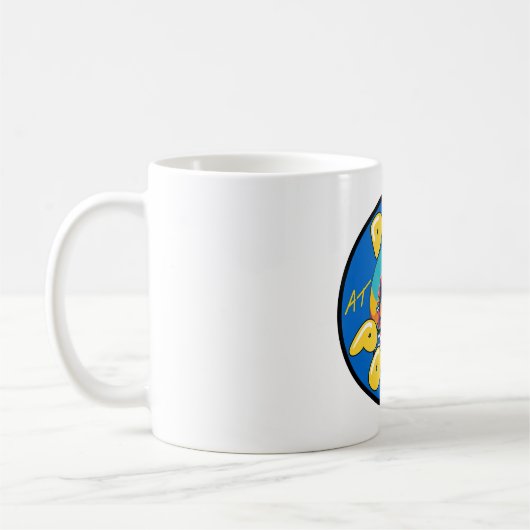 DJs at the Polls - Round Logo Mug コーヒーマグカップ (左)