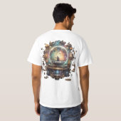 DJ's Crystal Vision – 音楽の本質 Tシャツ (裏面フル)