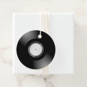 DJs & Music LoverのVinyl Recordスタイルメッセージカード フェイバータグ (インサイチュ)